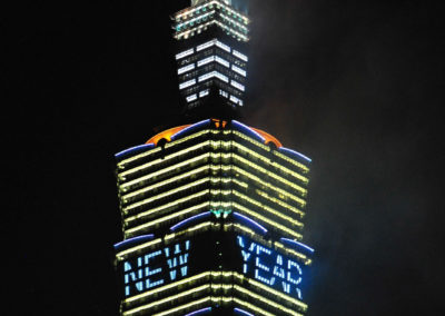 Taipei 101 na Nový rok