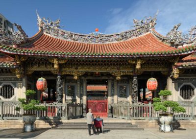 Chrám dračí hory (Longshan Temple), nejstarší taoistický chrám v Taipei