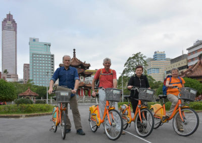 Naši klienti na cyklovýletě okolo Taipei